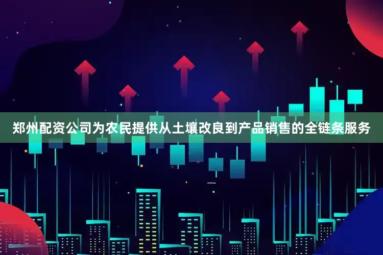 郑州配资公司为农民提供从土壤改良到产品销售的全链条服务